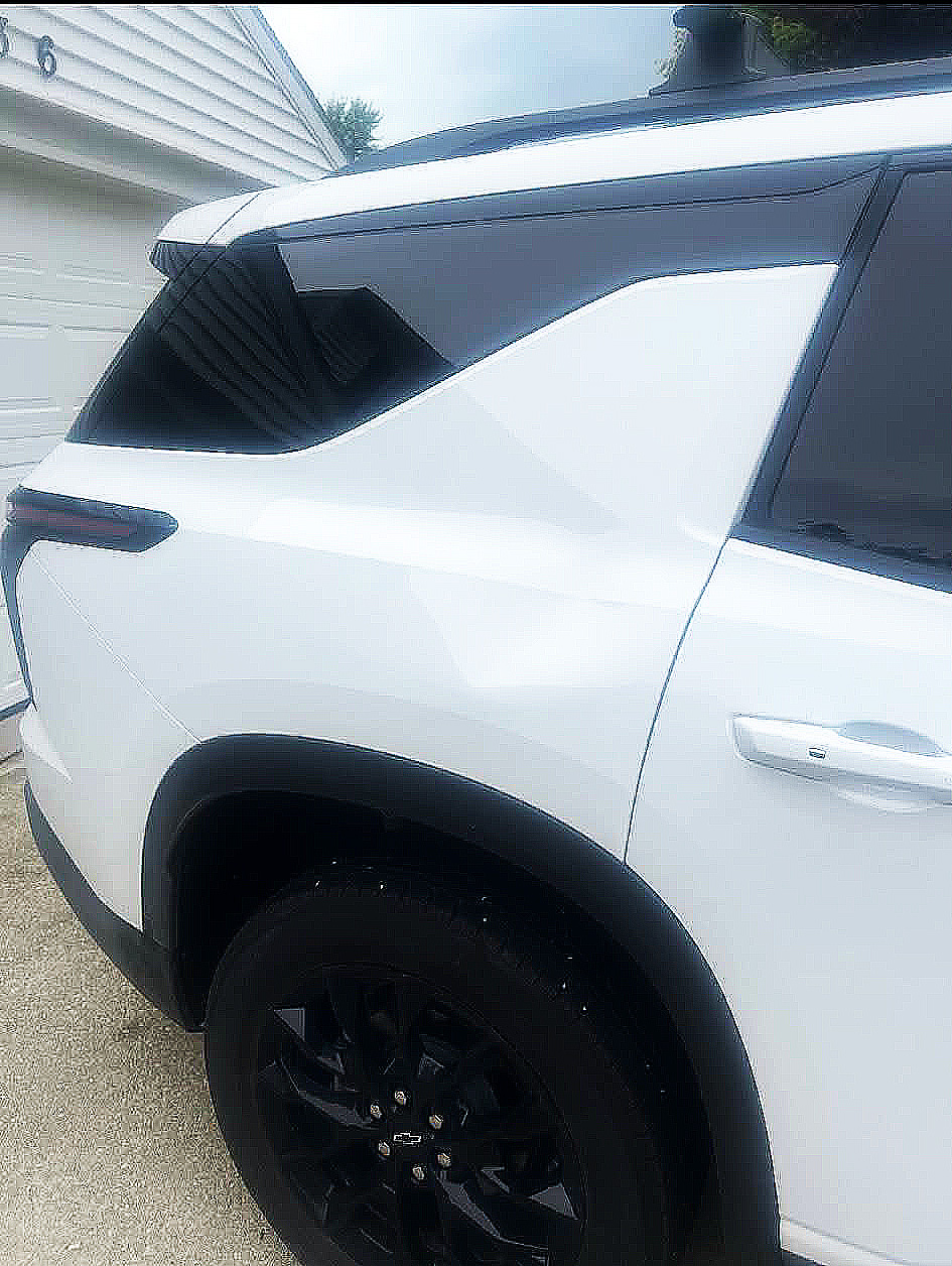 Tahoe before dent was repaired